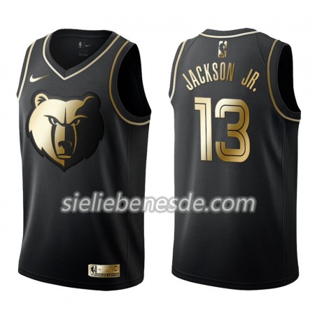 Herren NBA Memphis Grizzlies Trikot Jaren Jackson Jr. 13 Nike Schwarz Golden Edition Swingman